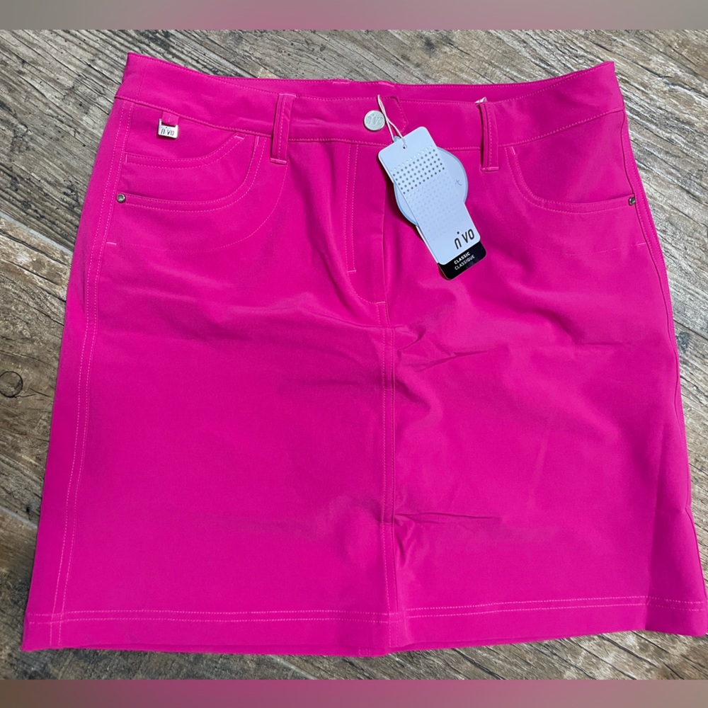 Nivo Marika Golf Skort Skirt Magenta Pink New Sz 8 New Women’s